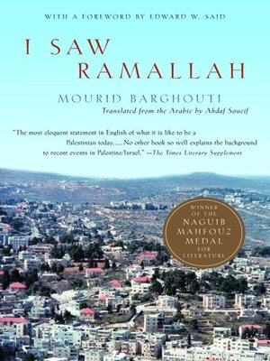 cover image of I Saw Ramallah